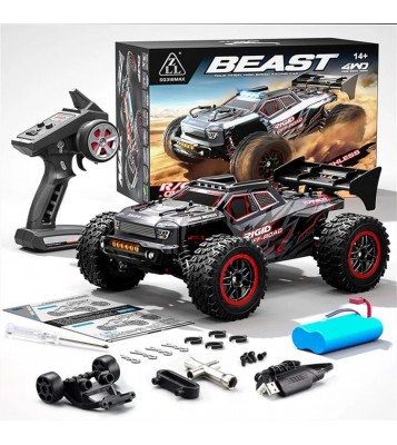 SG316 MAX 1:16 4WD Remote Control Climbing Truck Brushless Off-Road RC Car with LED Light