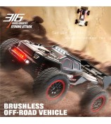 SG316 MAX 1:16 4WD Remote Control Climbing Truck Brushless Off-Road RC Car with LED Light