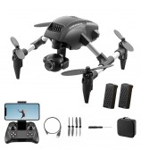 4DRC V42 Dual HD Cameras Drone Altitude Hold One-Key Return RC Quadcopter, 2 Batteries