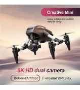 4DRC V42 Dual HD Cameras Drone Altitude Hold One-Key Return RC Quadcopter, 2 Batteries