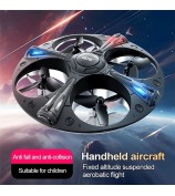 4DRC 4D-V43 Cool Light UFO Aircraft Remote Control Children Flying Saucer Toy, 3 Batteries