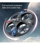 4DRC 4D-V43 Cool Light UFO Aircraft Remote Control Children Flying Saucer Toy, 3 Batteries