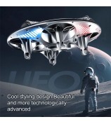 4DRC 4D-V43 Cool Light UFO Aircraft Remote Control Children Flying Saucer Toy, 3 Batteries