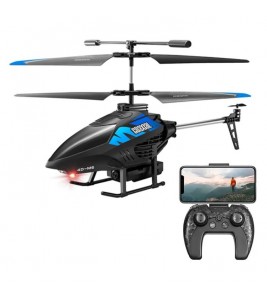 4DRC 4D-M6 HD Aerial Photography Children Aircraft Toy Rechargeable Remote Control Helicopter, 1 Battery - Blue