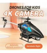 4DRC 4D-M6 HD Aerial Photography Children Aircraft Toy Rechargeable Remote Control Helicopter, 1 Battery - Blue