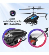 4DRC 4D-M6 HD Aerial Photography Children Aircraft Toy Rechargeable Remote Control Helicopter, 1 Battery - Blue