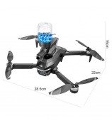 4DRC 4D-M2 Folding 4-axis HD Aerial Photography Drone Optical Flow Obstacle Avoidance Drone with Water Bomb, 2 Batteries