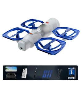 4DRC 4D-V45 HD Aerial Photography Drone Space Shuttle Satellite Design RC Drone, 1 Battery