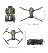 D10 Obstacle Avoidance Brushless Motor Quadcopter HD Aerial Photography Remote Control Drone, 2 Batteries