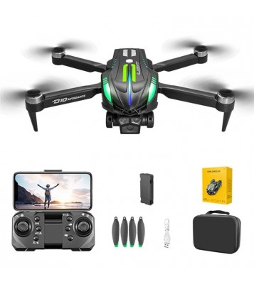 D10 Obstacle Avoidance Brushless Motor Quadcopter HD Aerial Photography Remote Control Drone, 1 Battery