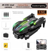 D10 Obstacle Avoidance Brushless Motor Quadcopter HD Aerial Photography Remote Control Drone, 1 Battery