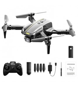 H126 Elf Mini Drone HD Aerial Photography Foldable RC Quadcopter, 1 Battery - Grey