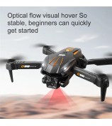 D88 Optical Flow Dual Camera RC Drone Fixed Altitude Aerial Photography Quadcopter, 1 Battery - Orange