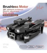 YT150 Pro Max Optical Flow Tri-Cameras RC Drone RC Quadcopters Obstacle Avoidance, One Key Return, Single Battery