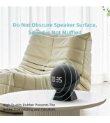 For Amazon Echo Dot (5th Gen) / (4th Gen) Smart Speaker Desktop Stand Anti-Slip Speaker Holder - Black