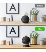 For Amazon Echo Dot (5th Gen) / (4th Gen) Smart Speaker Desktop Stand Anti-Slip Speaker Holder - Black