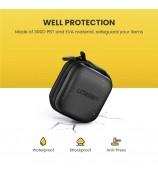 UGREEN 40816 Portable Earphone Carrying Case Mini Pouch Storage Bag for Earbuds Airpods Wall Charger