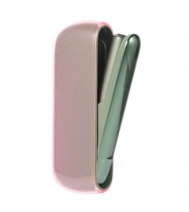 For IQOS ILUMA E-cigarette Soft TPU Protective Case Anti-scratch Storage Pouch - Transparent Pink