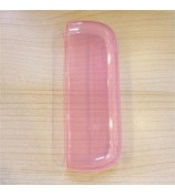 For IQOS ILUMA E-cigarette Soft TPU Protective Case Anti-scratch Storage Pouch - Transparent Pink