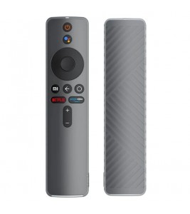 For Xiaomi Mi Box S 4K TV Stick Remote Control Case Protective Cover Shockproof Silicone Shell - Transparent