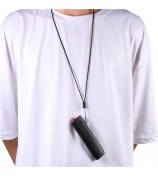 For IQOS ILUMA ONE TPU+Genuine Leather Anti-scratch Anti-drop Case E-cigarette Protective Cover - Black