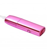 For IQOS ILUMA ONE Stylish Electroplate PC Protective Case E-cigarette Drop-proof Cover - Rose Pink