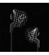KZ ZST Armature Dual Driver In-ear Earphone Detachable Cable Mega Bass Headset WITHOUT Mic - Carbon Fiber