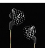 KZ ZST Armature Dual Driver In-ear Earphone Detachable Cable Mega Bass Headset WITHOUT Mic - Carbon Fiber