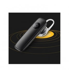 M165 Business Style Wireless Bluetooth Earphone In-ear Monaural Headphone for iPhone Samsung Huawei - Black