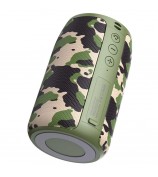 ZEALOT S32 Bluetooth 5.0 Wireless Portable HIFI Bass Subwoofer Speaker Support TF Card/U-disk/AUX - Army Green