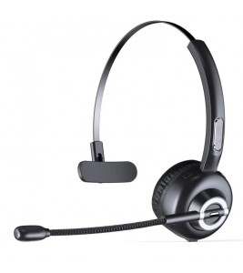 M97 Business Wireless Bluetooth 5.0 Headset Call Center Operator Single Ear Headphone with Microphone and Charging Base