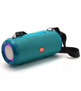 T&G TG537 RGB Light Bluetooth Speaker High Power Waterproof Portable Computer Subwoofer Speaker Support FM TF Card - Green