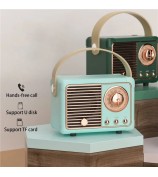 HM11 2nd Generation Vintage Bluetooth Speaker Portable Wireless Retro Classic Clear Loud Speaker Radio - Pink