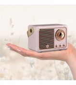 HM11 2nd Generation Vintage Bluetooth Speaker Portable Wireless Retro Classic Clear Loud Speaker Radio - Pink