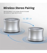 EWA A109 Pro Bluetooth 5.0 Portable TWS Speaker MP3 Music Player Subwoofer (with CE Certificate) - Silver