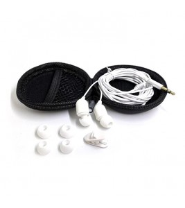 In Ear Headset 3 Meter Long Bass Earphone Music Stereo Headphone - White