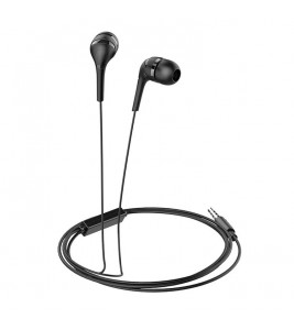 HOCO M40 Prosody Universal 3.5mm Wired In-ear Earphone with Mic for iPhone Samsung - Black
