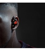 KZ AS10 5BA Drive Unit In Ear Earphone 5 Balanced Armatured HiFi Hybrid Wired Earbuds 3.5mm without Microphone (Standard Version) - Red