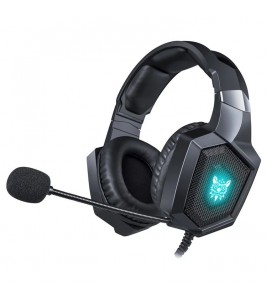 ONIKUMA K8 RGB Light Wired Headphone Gaming Headset with Mic for PS4 Xbox One Computer PC Gamer - All Black