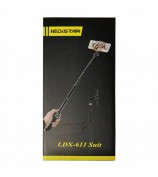 H611 5-Section Extendable Bluetooth Selfie Stick + Tripod Bracket for iPhone Samsung HTC LG Sony - Black