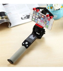 Portable Bluetooth Control Electric 360 Degree Rotation Extendable Phone Selfie Stick - Black