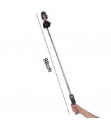 Portable Bluetooth Control Electric 360 Degree Rotation Extendable Phone Selfie Stick - Black