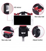 Portable Bluetooth Control Electric 360 Degree Rotation Extendable Phone Selfie Stick - Black