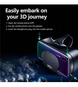 VRG Pro Plus 3D VR Headset Helmet Smart Virtual Reality Glasses for 5-7inch Smart Phone