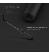 XIAOMI XMZPG01YM Tripod Selfie Stick Bluetooth Wireless Self Phone Stand with 360 Degree Rotary Clamp for iOS/Android Cell Phones - Black