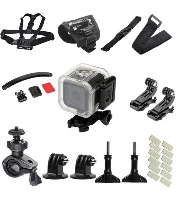 17 in 1 Outdoor Cycling GoPro Accessories Kit for GoPro Hero 5 Session/4 Session