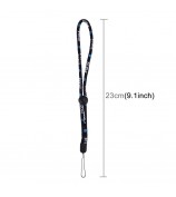 PULUZ PU151 Nylon Adjustable Wrist Strap String Hand Lanyard Rope Cord for GoPro HERO 4/3+/3/2/1 Camera - Black