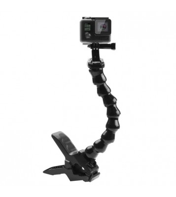 PULUZ PU179 Jaws Flex Bent Neck Clamp Mount for GoPro Hero 7/6/5