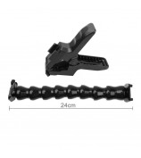 PULUZ PU179 Jaws Flex Bent Neck Clamp Mount for GoPro Hero 7/6/5