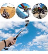 PULUZ PU55 Extendable Selfie Stick Adjustable Telescoping Handheld Monopod Pole for GoPro Hero 7/6/5/5 Session/4Session/4/3+/3/2/1, DJI Osmo Action Camera